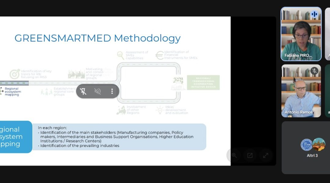 GREENSMARTMED: From Knowledge Sharing to Action in the New Transfer Regions