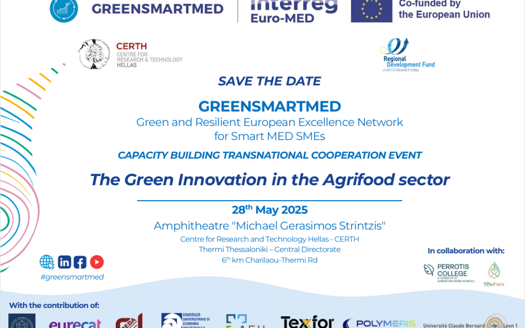 The Green Innovation in the Agrifood sector – GREENSMARTMED Transnational Event in Greece