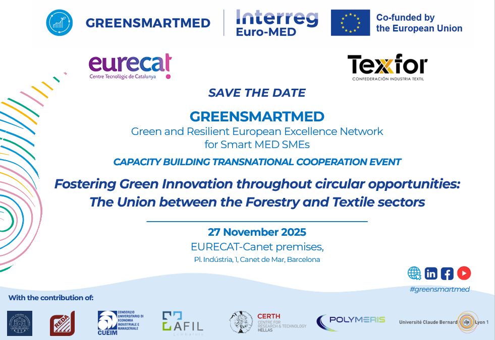 GREENSMARTMED 4th Transnational Meeting: Fostering Green Innovation by Connecting Forestry and Textile Sectors